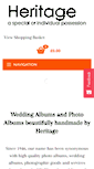 Mobile Screenshot of heritagephotoalbums.co.uk